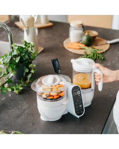 Robot cuiseur vapeur Nutribaby(+) Mineral Beige Babymoov