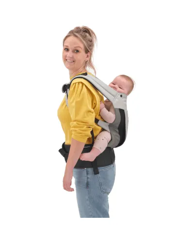 Porte-bébé physiologique Physionest Gray Mist Bébé Confort