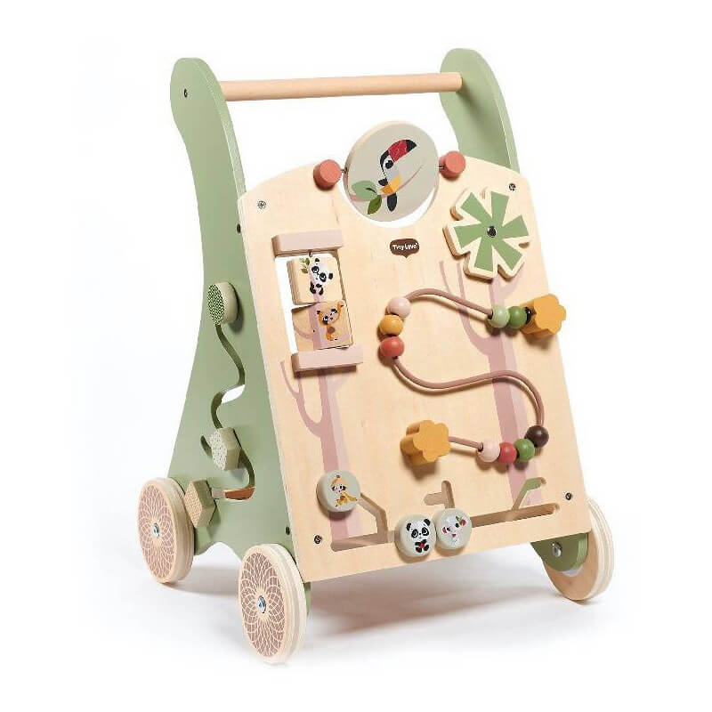 Trotteur pousseur en bois à activités Boho Chic Tiny Love Trotteur pousseur en bois à activités Boho Chic Tiny Love