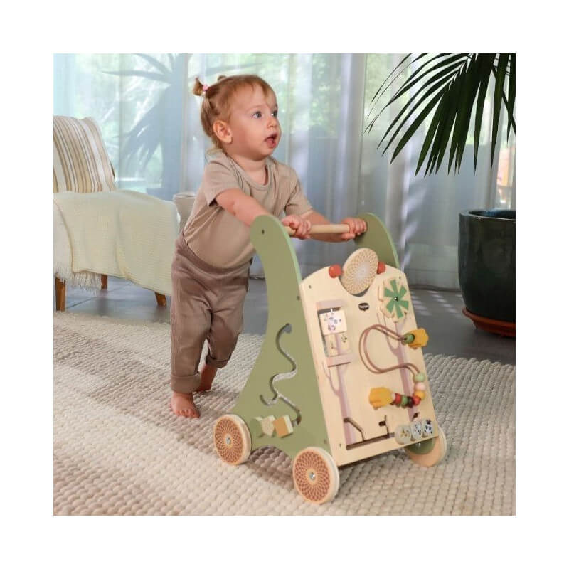 Trotteur en bois avec blocs Boho Chic Tiny Love