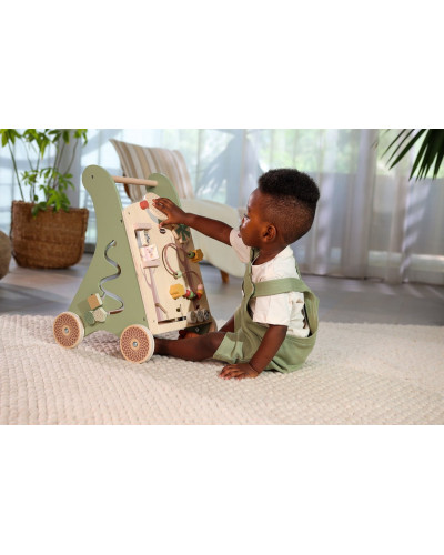 Trotteur pousseur en bois à activités Boho Chic Tiny Love