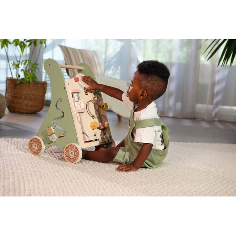 Trotteur en bois avec blocs Boho Chic Tiny Love