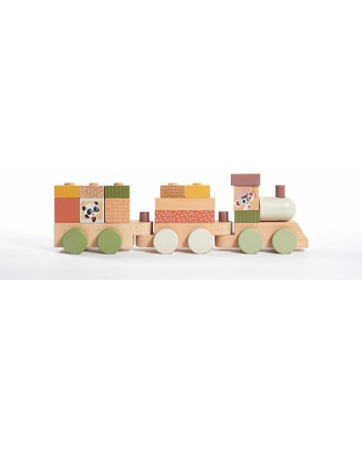 Tren apilable de madera Boho Chic Tiny Love