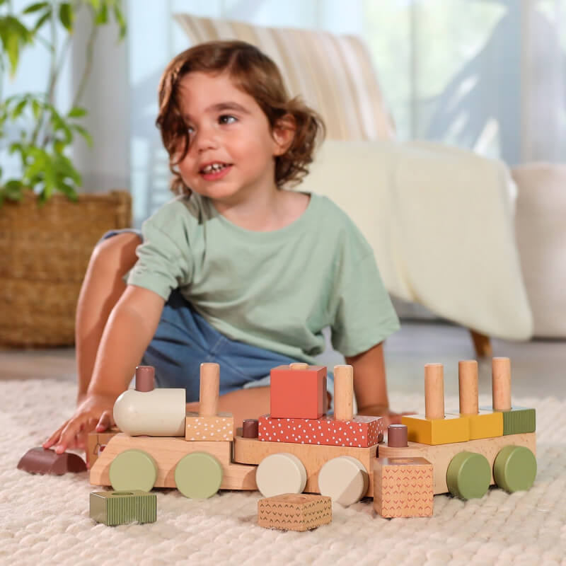 Train empilable en bois TINY LOVE Boho Chic