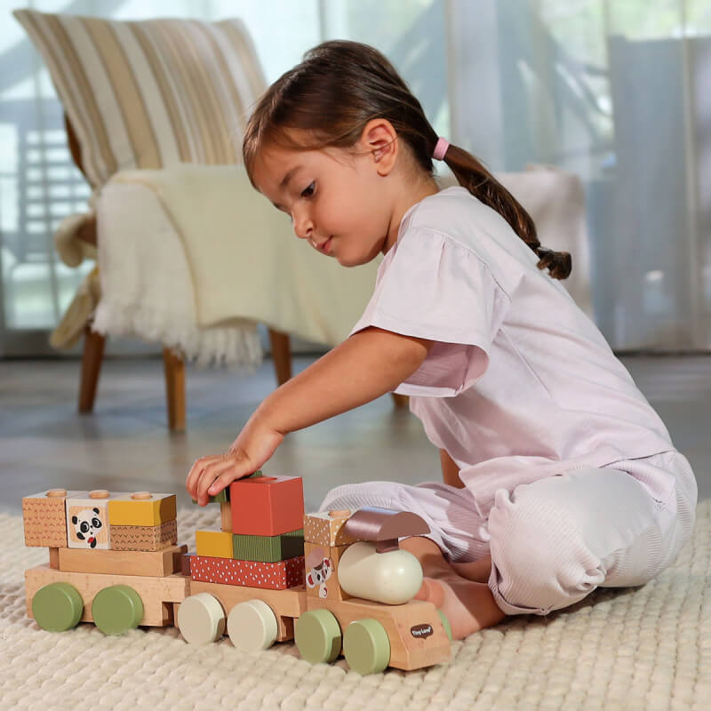 Train empilable en bois TINY LOVE Boho Chic