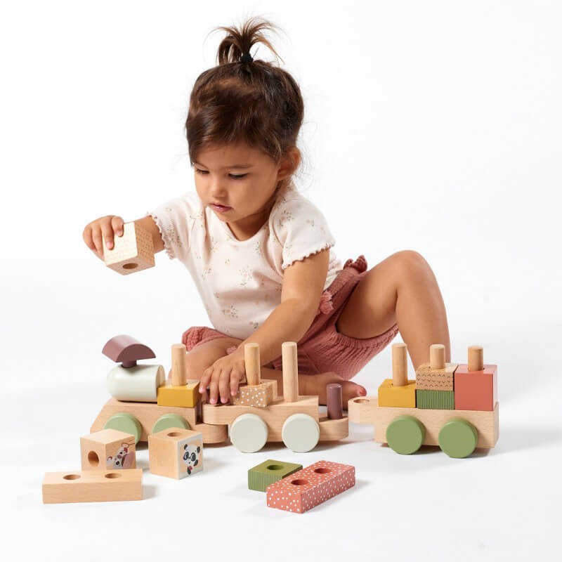 Train empilable en bois TINY LOVE Boho Chic