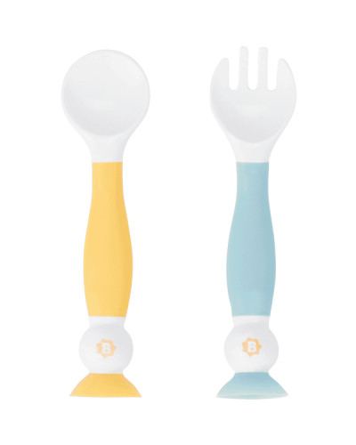 Couverts d’apprentissage flexibles Badabulle