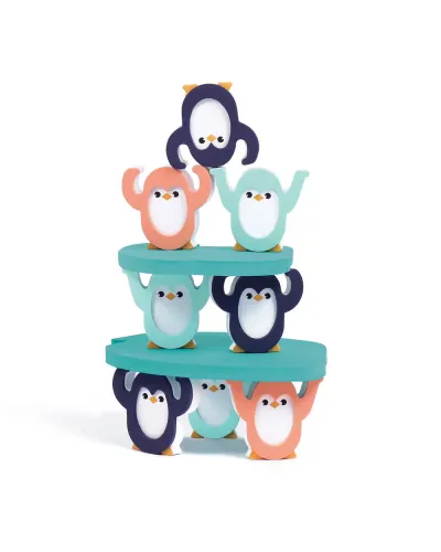 Juego de equilibrio pingüinos acróbatas desde 2 años Ludi