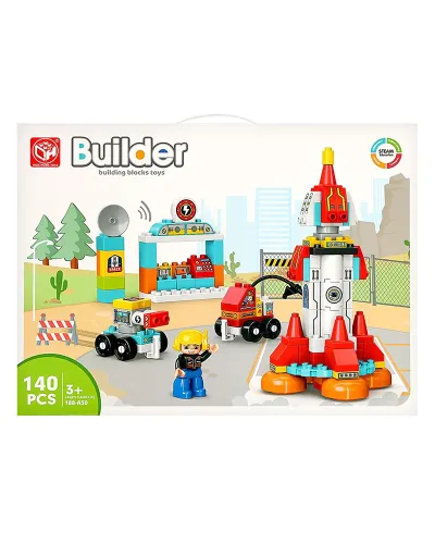 Set de blocs de construction fusée 140 pièces