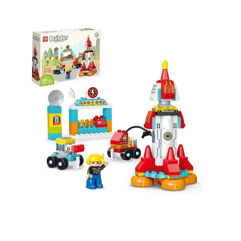 Set de Blocs de Construction Fusée - 140 Pièces