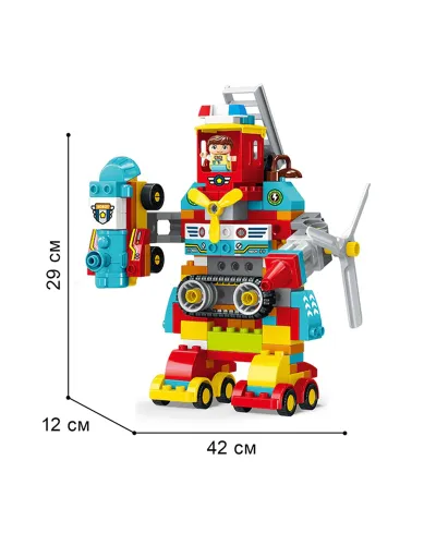 Builder Blocks Robot Transformers - 158 Pièces (À partir de 3 ans)