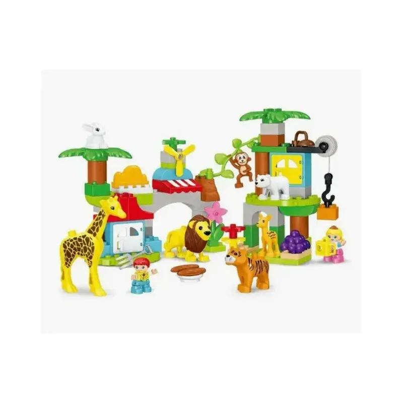 Jeu de Construction Blocks Creative - Zoo 78 pcs
