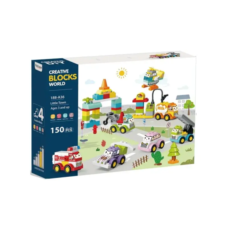 Juego de construcción Creative Blocks Petite ville Little Town 150 piezas