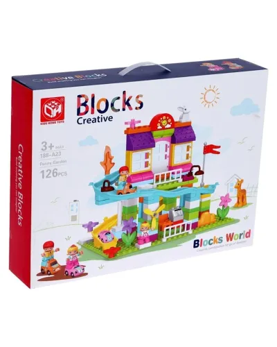 Creative Blocks Jardin Amusant 126 piezas 3 años+