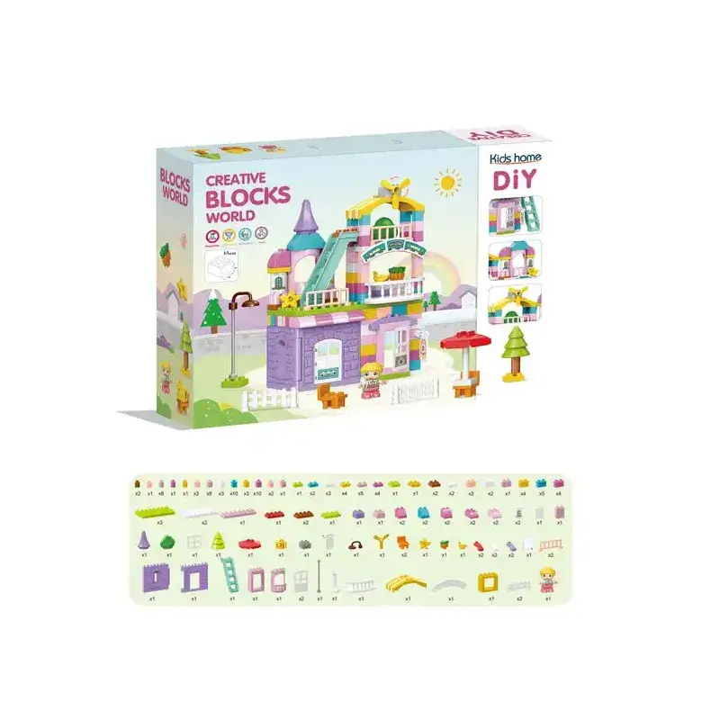 Block Creative Rose Fun Garden 163 pcs (3 ans et plus)