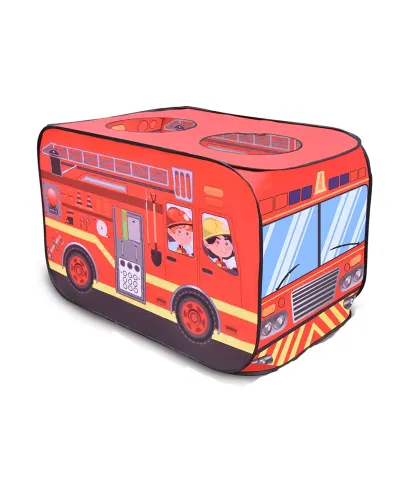 Fire engine play tent with 50 balls