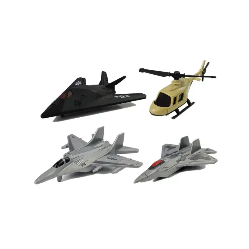Porte-avions avec avions et véhicules militaires