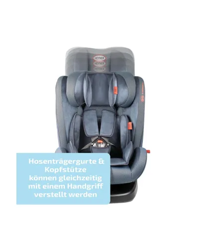 Rotating ISOFIX car seat Cosmic Blue group 0/1/2/3 Heyner