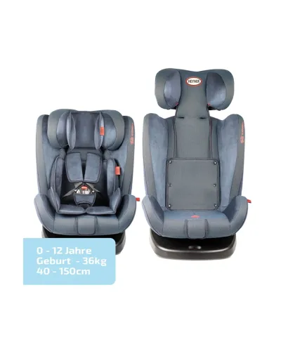 Silla de coche giratoria ISOFIX Cosmic Blue grupo 0/1/2/3 Heyner
