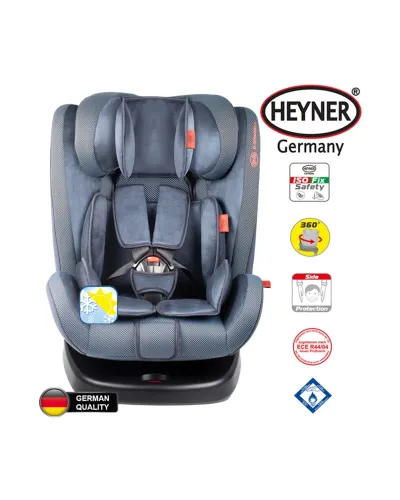 Silla de coche giratoria ISOFIX Cosmic Blue grupo 0/1/2/3 Heyner