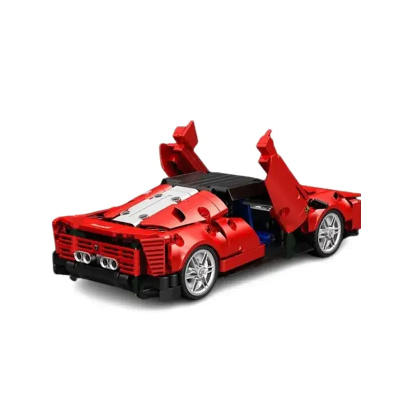 Set de construction TECHNIAUE grand modèle voiture rouge