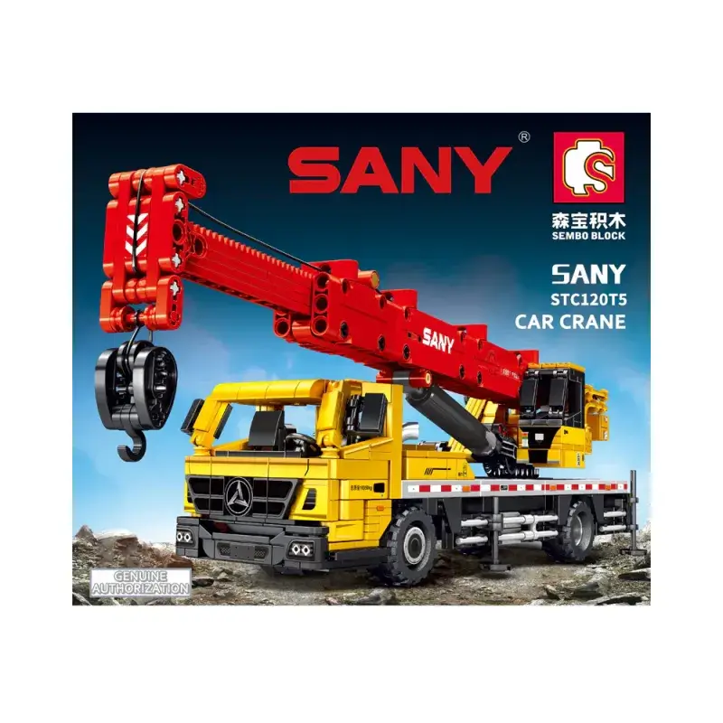 مجموعة بناء آلية ورش شاحنة رافعة 618 قطعة SANY