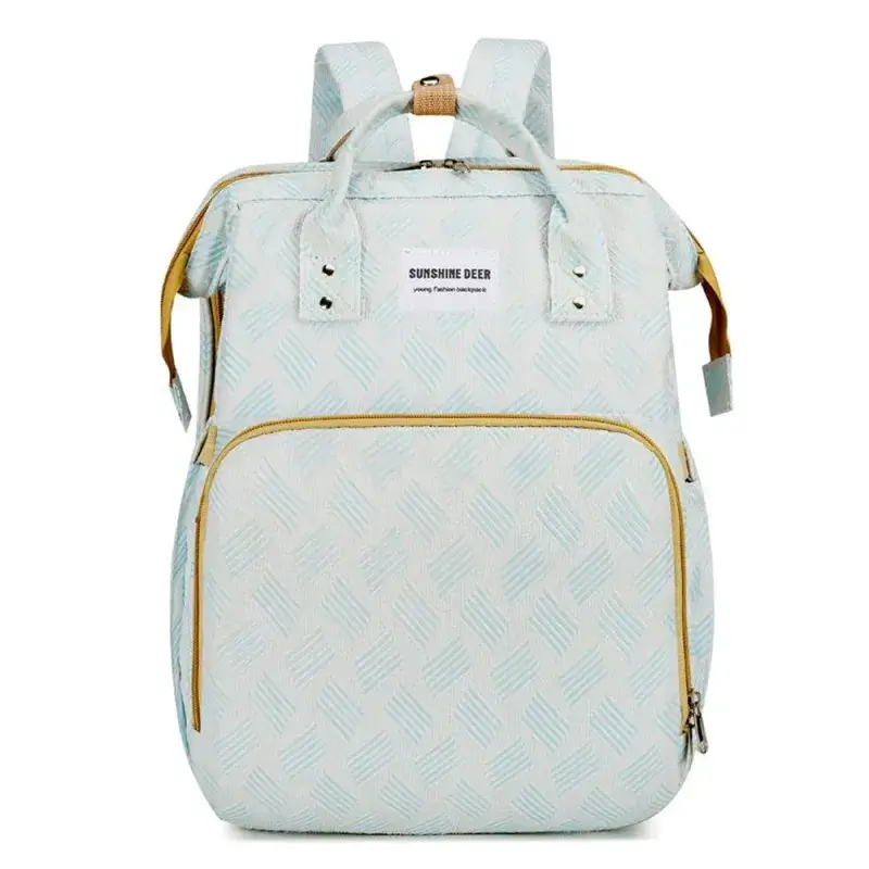 Sac à dos à langer avec couffin et chargeur USB intégré Sunshine Deer - Bleu Blue