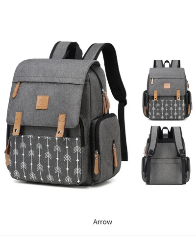 Sac à langer de maternité Land Arrow coloris gris
