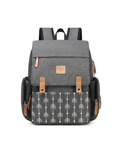 Sac à langer de maternité Land Arrow coloris gris