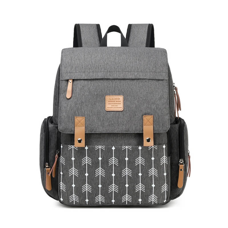 Sac à langer de maternité Land Arrow coloris gris