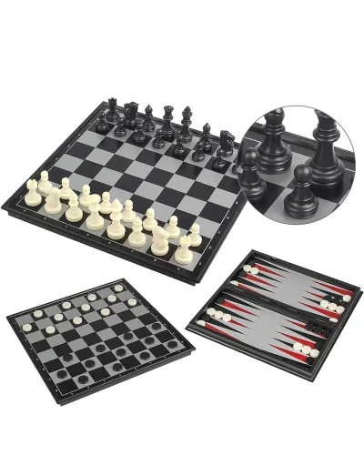 Jeu d’échecs magnétique 3 en 1 dès 6 ans