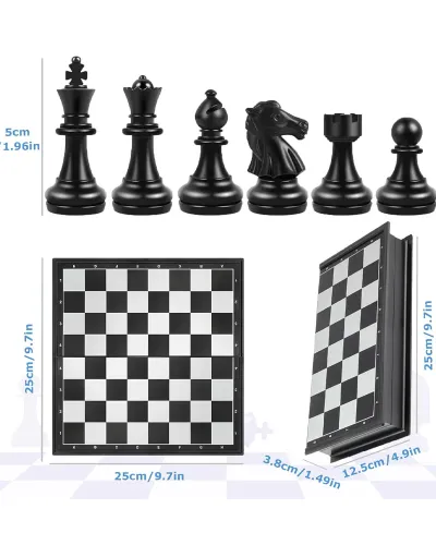3-in-1 magnetic chess set from 6 years