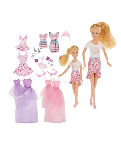 Muñeca Lucy con su hermana y accesorios Matchy Matchy desde 3 años Defa Lucy