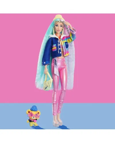 Fashion doll with panda 3 years and up Defa Lucy