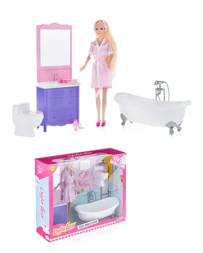 Poupée avec salle de bain 3 ans et + Defa Lucy