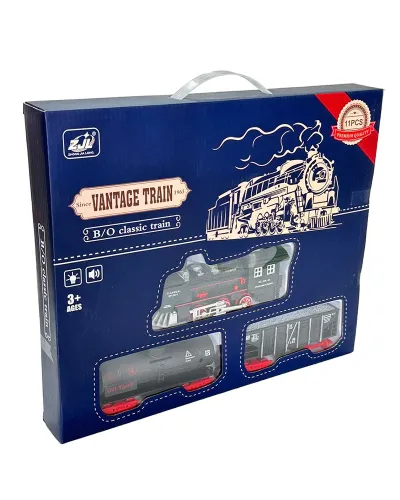 Classic electric train set 11 pieces