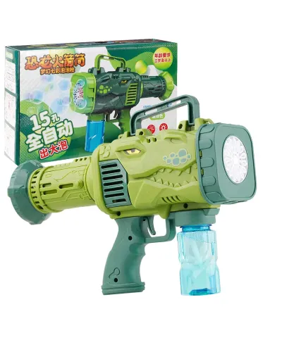 Pistolet à Bulles électrique Bazooka - Dinosaure