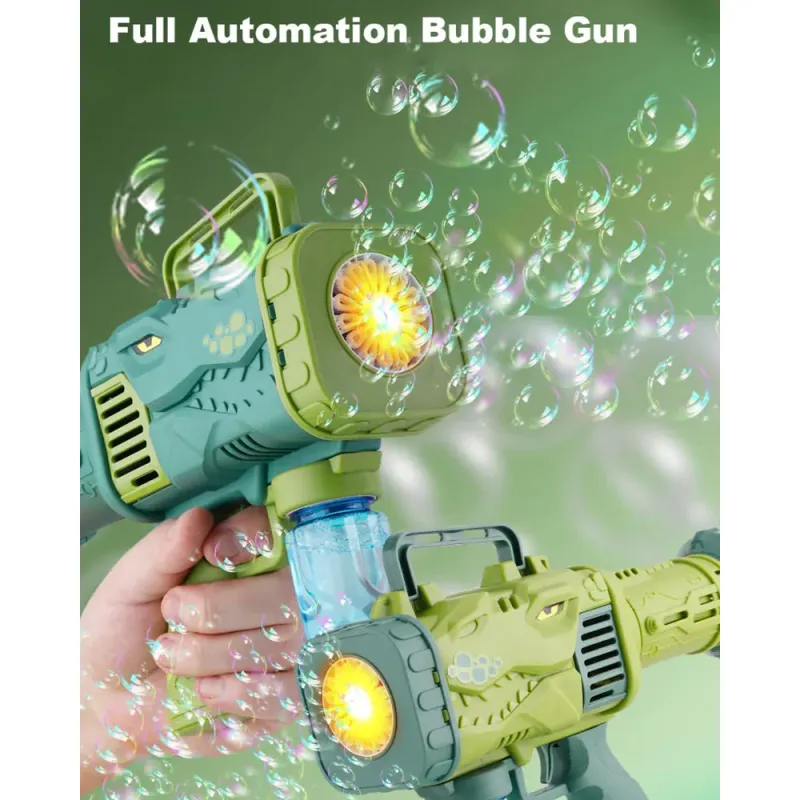 Pistolet à Bulles électrique Bazooka - Dinosaure
