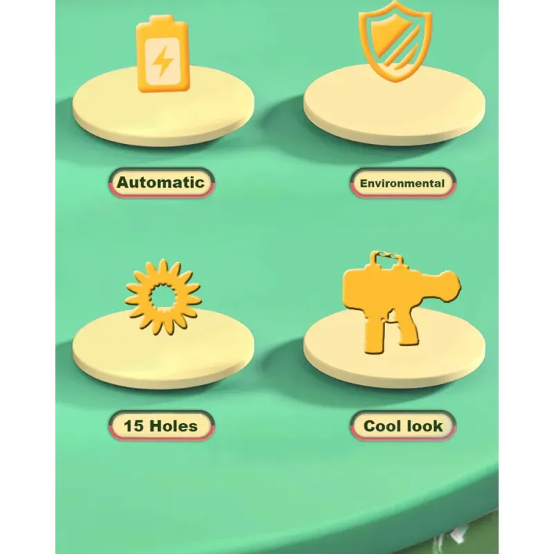 Pistolet à Bulles électrique Bazooka - Dinosaure