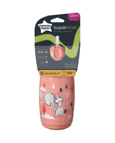 Tasse Isotherme à Paille SuperStar 266ml Tommee Tippee