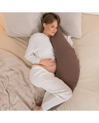 Coussin d’allaitement et maternité Comfy Big Chocolate Doomoo