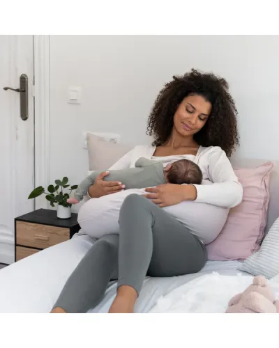Coussin d’allaitement et maternité Comfy Big Tetra Almond Doomoo