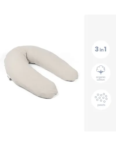 Coussin d’allaitement et maternité Comfy Big Tetra Almond Doomoo