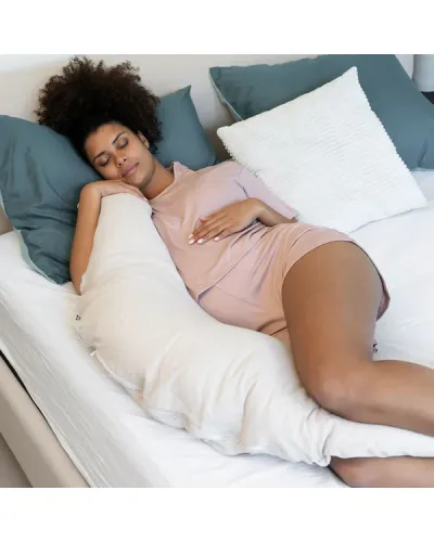 Coussin d’allaitement et maternité Comfy Big Tetra Almond Doomoo