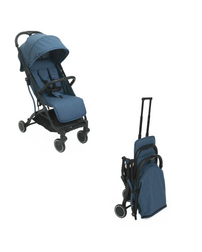 TrolleyMe compact stroller Calypso Blue Chicco