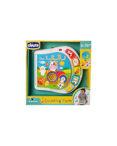 Libro de la granja Chicco, libro sonoro para contar
