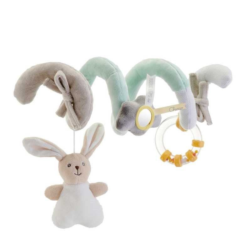 Spirale d’activités poussette My Sweet Doudou Chicco en tissu doux
