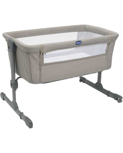 Next2Me Essential bedside crib Dune Re_Lux Chicco