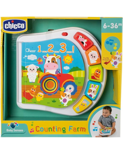 Farm counting sound book Chicco
