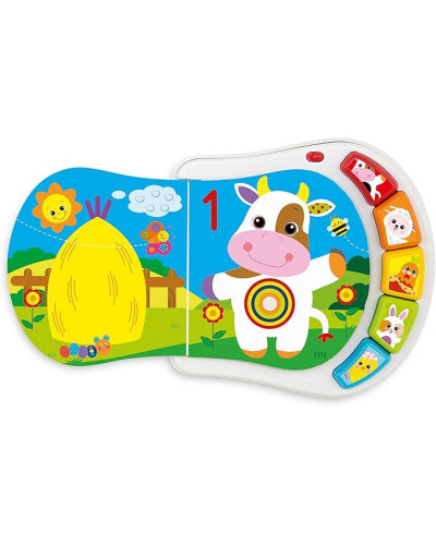 Libro de la granja Chicco, libro sonoro para contar